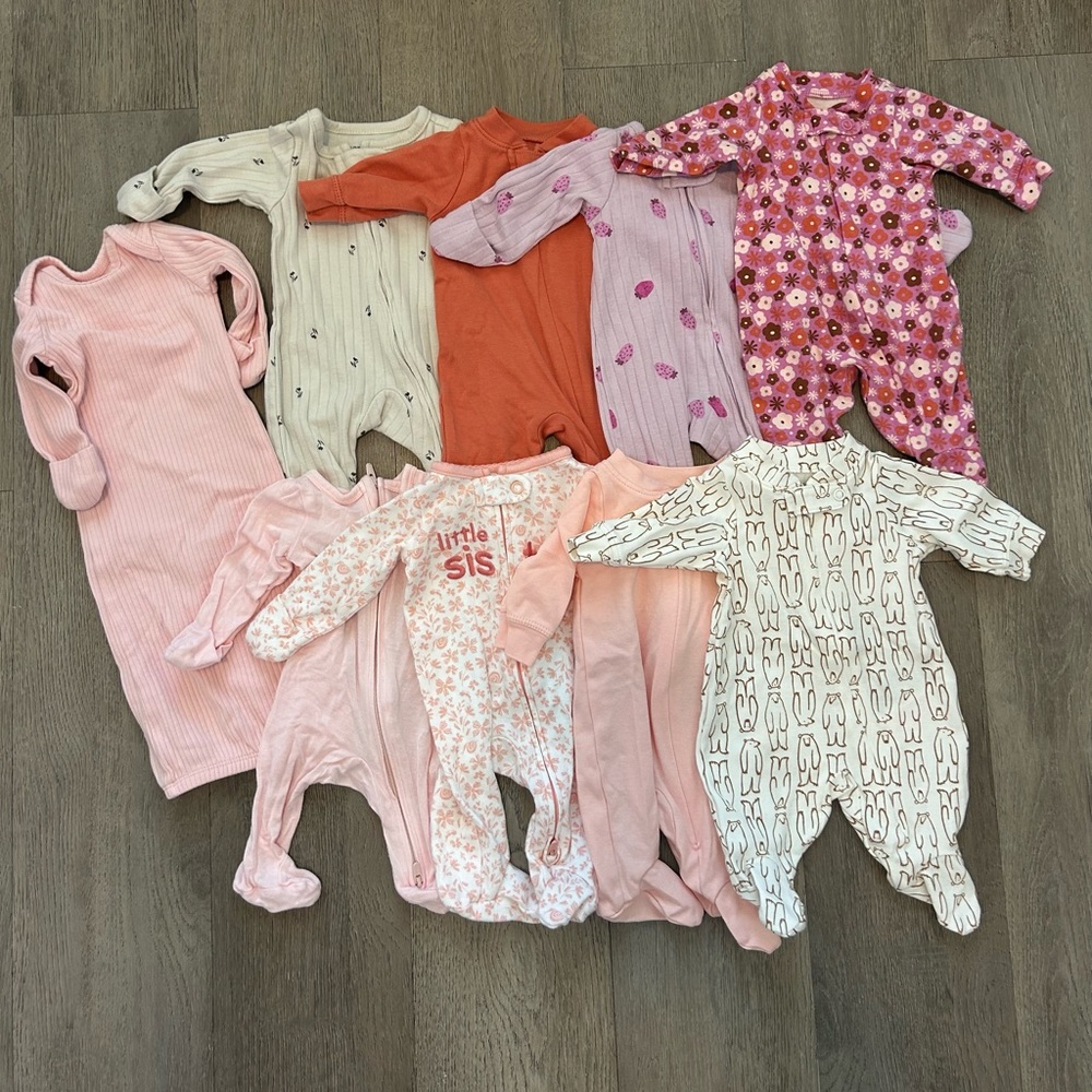 Assorted Baby One Pieces Set Preemie